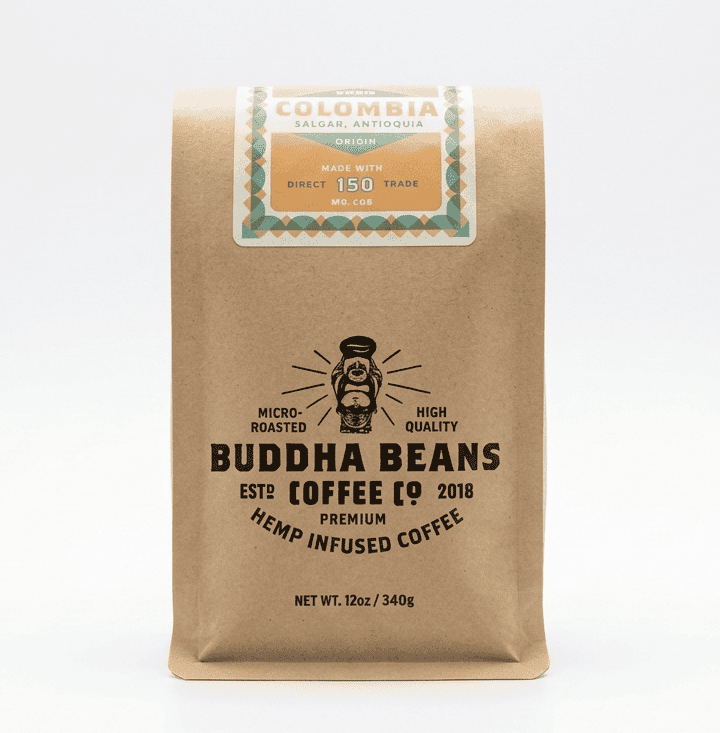 Colombia CBG + CBD Coffee - product bag front view