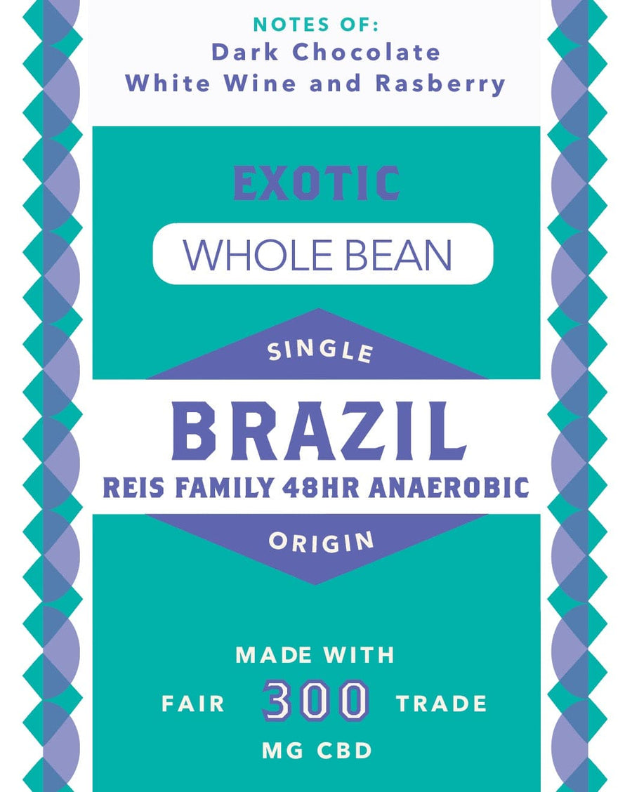 Buddha Beans Brazil CBG coffee beans 12oz bag, carbonic maceration process