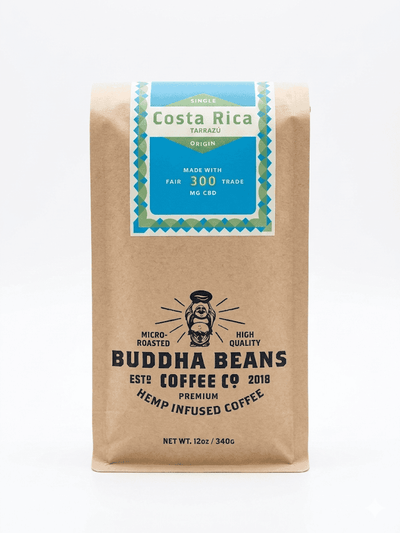 NEW Costa Rica CBD Small Lot Coffee Beans - Limited Edition, 12oz bag of single-origin coffee, third-party lab tested