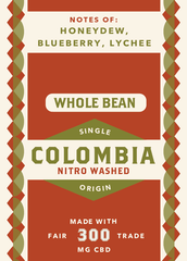 Nitro Washed Colombia CBD Coffee Beans - Very Limited Release