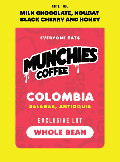 12oz Muchies Exclusive Colombian Espresso Coffee Bean **LIMITED EDITION** - Buddha Beans CBD Coffee
