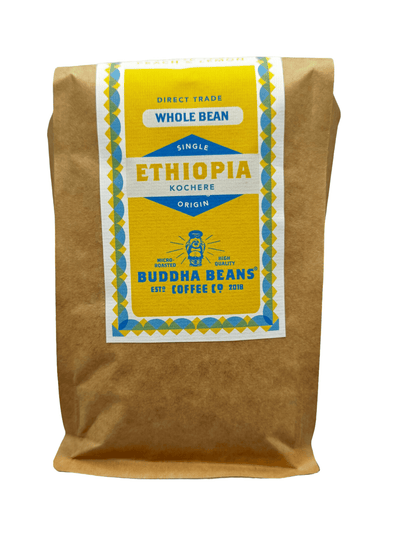 12oz Ethiopia Kochere Coffee Beans - Buddha Beans CBD Coffee