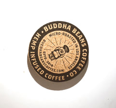 Buddha Beans Branded Coasters - 6ct