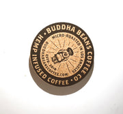 Cork Buddha Beans Coffee Coasters - 6ct
